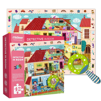 Mideer - Puzzle - Detective In Room - 42pcs
