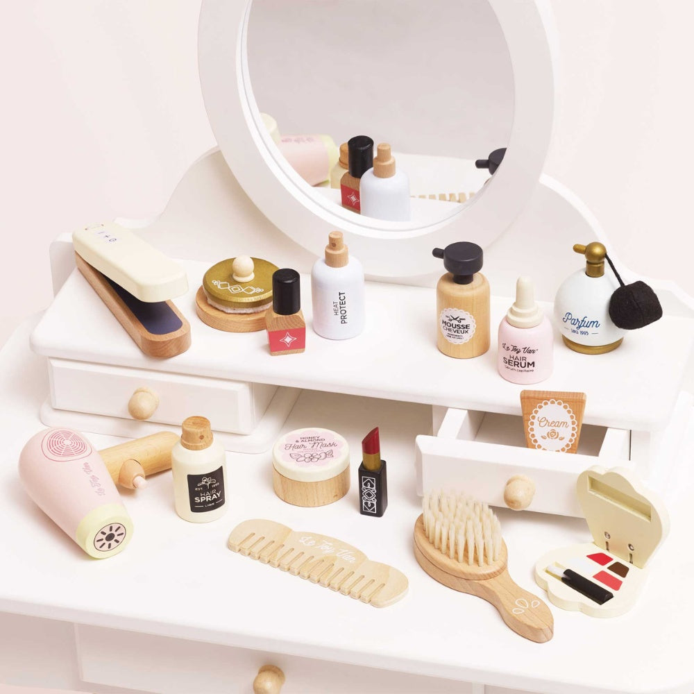 Le Toy Van - Wooden Hair Care & Straighteners Set - 8pcs