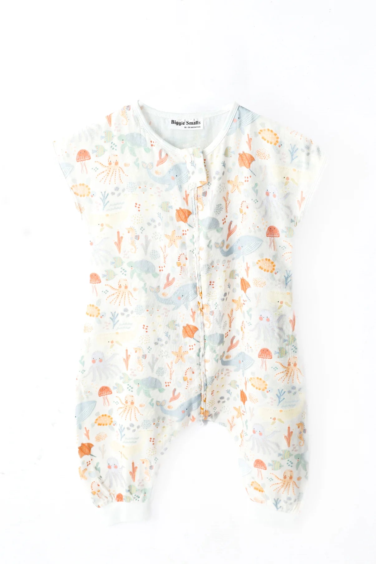 Biggie Smalls Bamboo Cotton Sleep Suit – Lightweight Summer Sleepwear - Motherhood