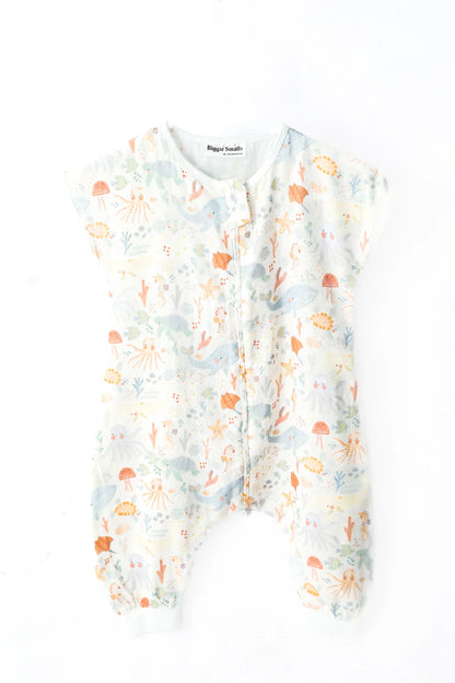 Biggie Smalls Bamboo Cotton Sleep Suit – Lightweight Summer Sleepwear - Motherhood