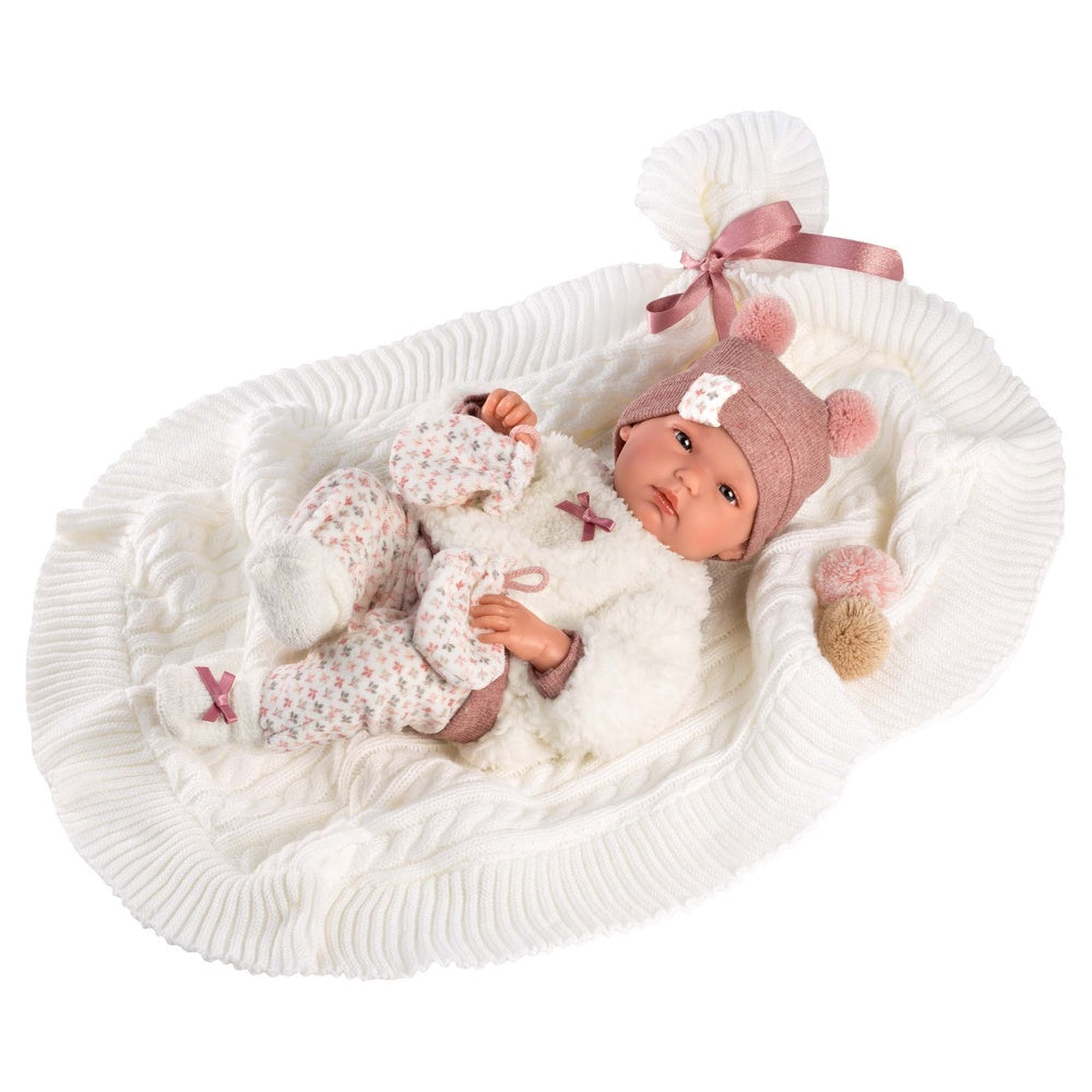 Llorens - Anatomically Correct Baby Girl Doll with Clothing & Blanket: Bimba - 35cm