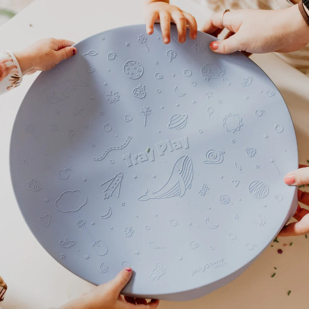 Jellystone Designs - Sensory Tray Play with Illustrated Silicone Lid