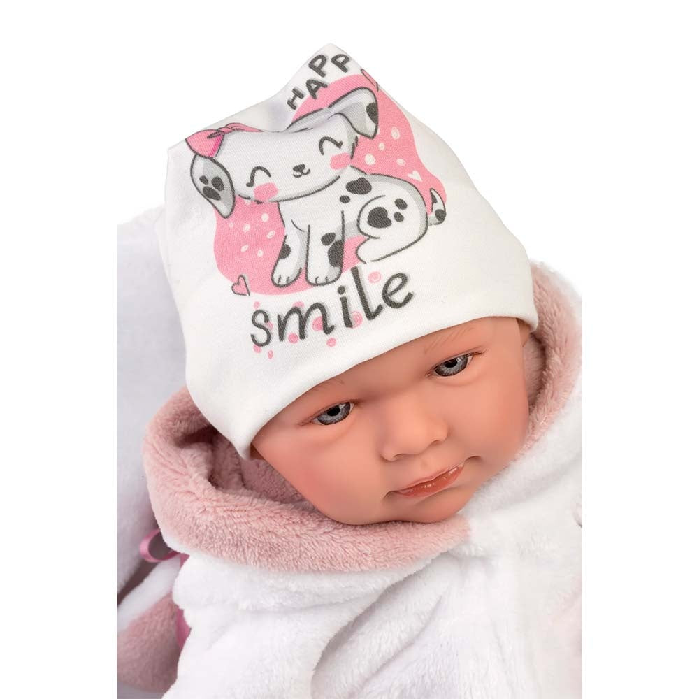 Llorens - Baby Girl Doll with Clothing & Carrycot: Mimi - 42cm