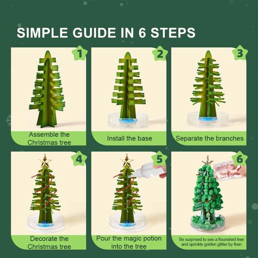 Mideer - Magic Crystal Growing Christmas Tree