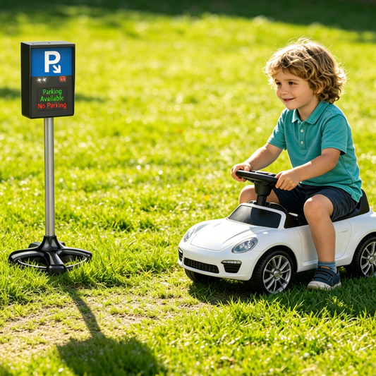 Pretend & Play Parking Sign - Road Safety Role-Play Accessory