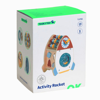 TookyToy - Rocket Play Cube Activity Toy for Toddlers