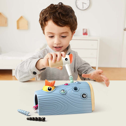 TopBright - Feed the Woodpecker - Fine Motor Activity Game