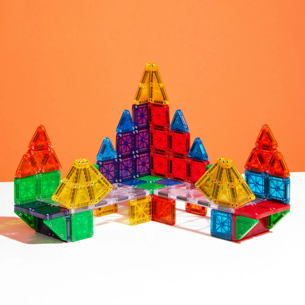 Magna-Tiles - Magnetic Construction Set - microMAGS Deluxe Set - 70pcs