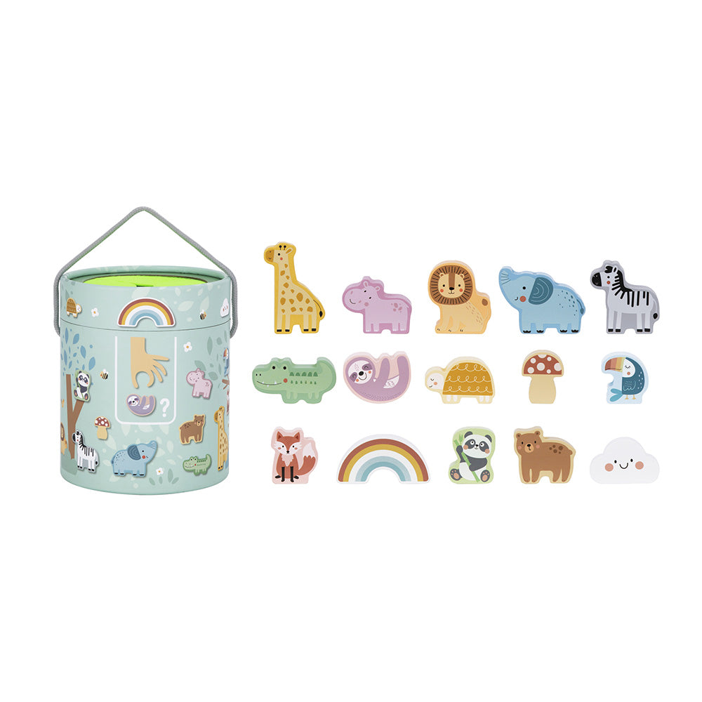 TookyToy - Animal Touch & Match Mystery Bucket - My Forest Friends - Motherhood