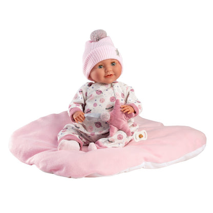 Llorens - Baby Girl Doll with Clothing & Cushion: Heidi - 42cm