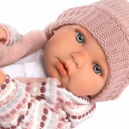 Llorens - Baby Girl Doll with Crying Mechanism & Clothing: Julia - 42cm