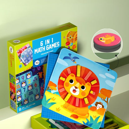 Jar Meló - Magnetic Maths Games 6-in-1 Set - Educational Number Skills Toy for Kids