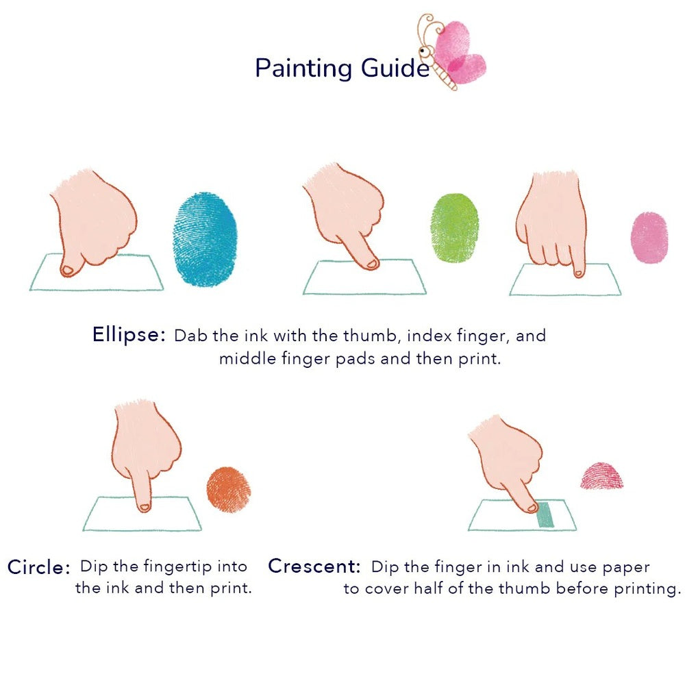 Mideer - Creative Finger Paint Kit - Secret Garden