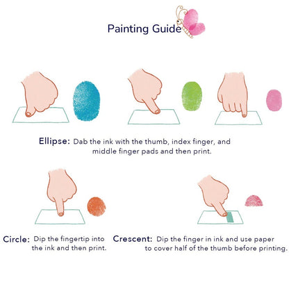 Mideer - Mideer Creative Finger Paint Kit - Animal Party
