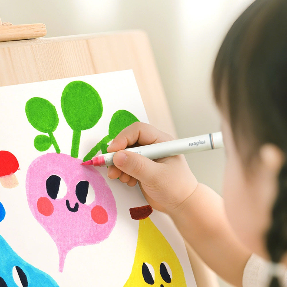 Mideer - Dual-Tip Acrylic Markers - 24 Colours