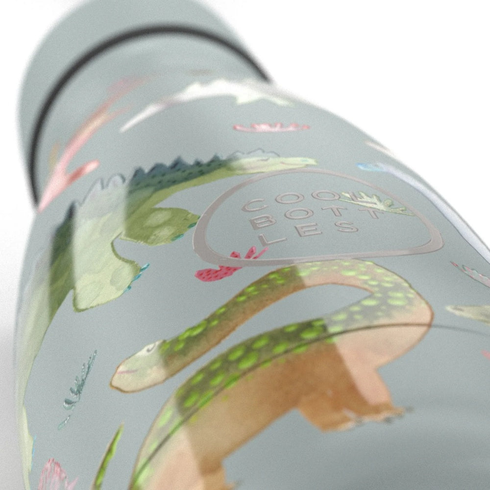 Cool Bottles - Kids Triple-Insulated Water Bottle - Dinos Planet 260ml