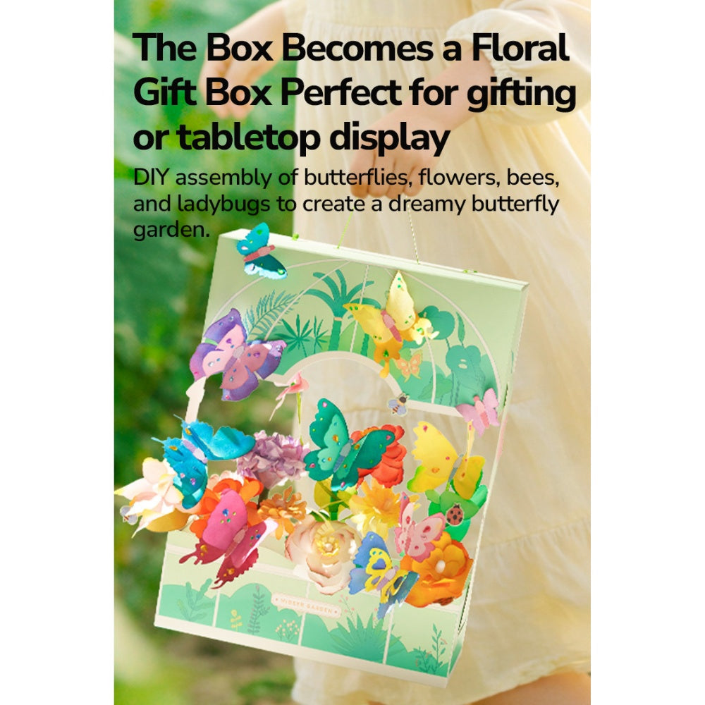 Mideer - Paper Butterly Craft Kit - Creative Arts & Crafts Set