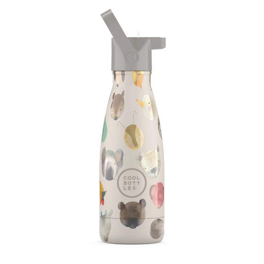 Cool Bottles - Kids Triple-Insulated Water Bottle - Tiny Creatures 260ml