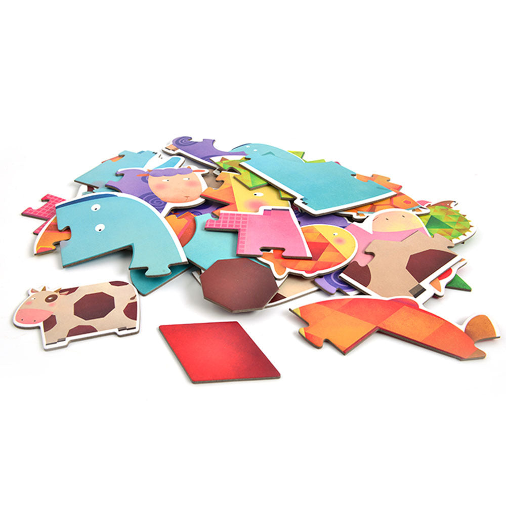 Mideer - My First Puzzles - Geo and Animal - 32pcs