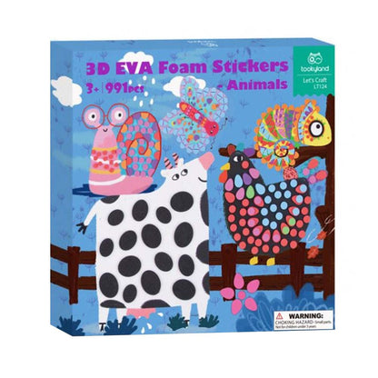 TookyToy - 3D EVA Foam Stickers - Animals