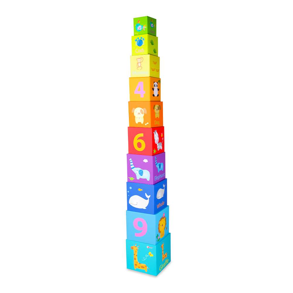 Classic World - Stacking Cubes - 10pcs