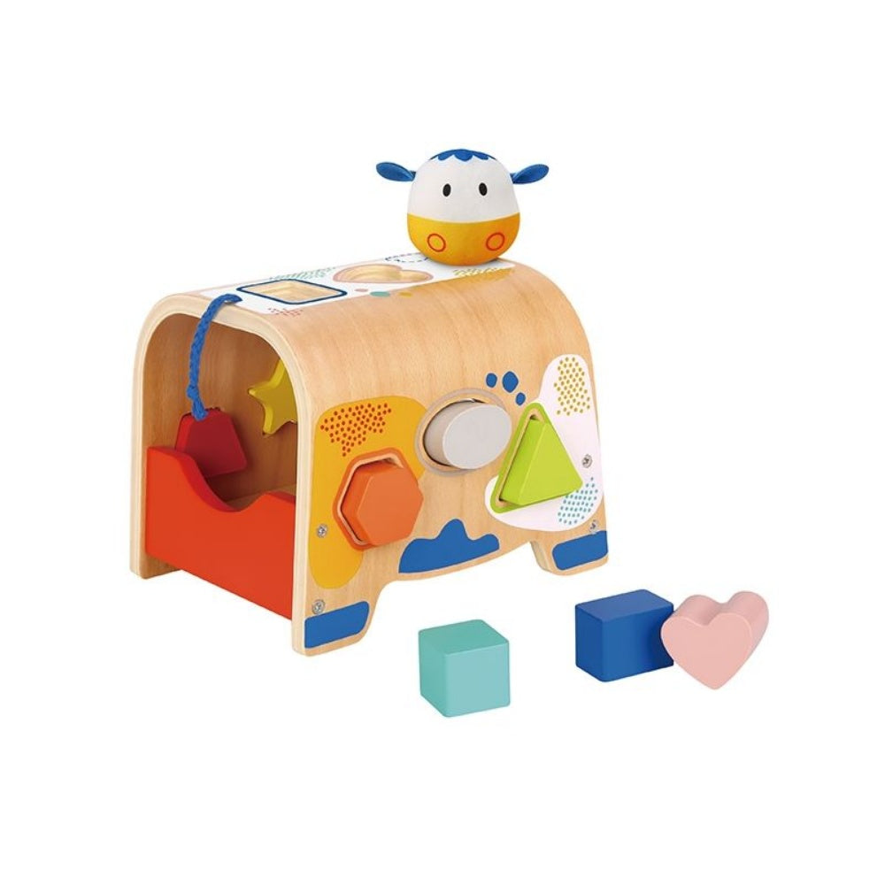 TookyToy - Wooden Shape Sorter with Blocks