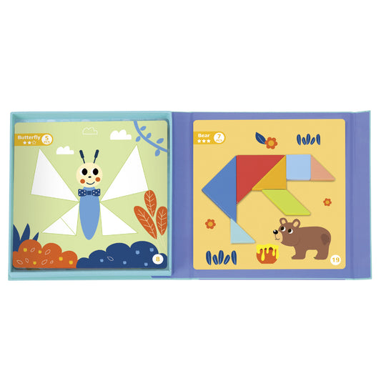 TookyToy - Magnetic Tangram Play Set - Motherhood