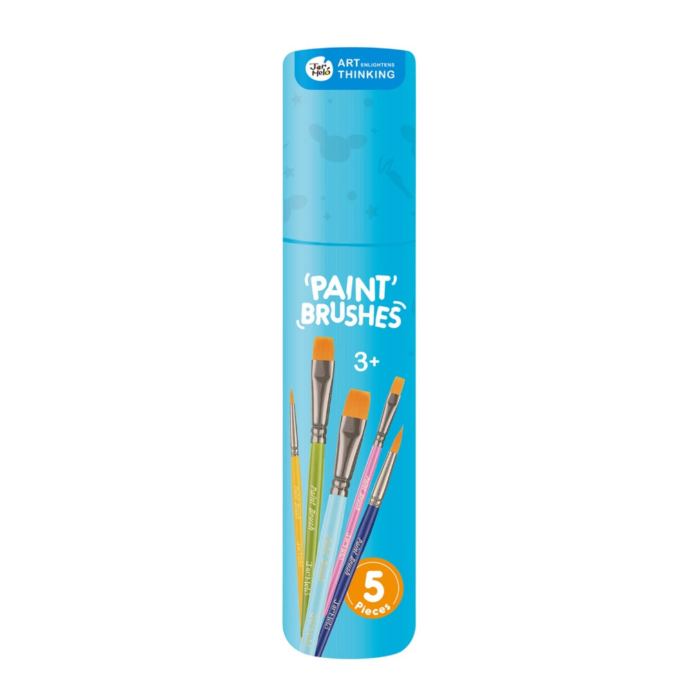 Jar Meló - Paint Brushes Set - 5 Pieces Kids Art Brushes