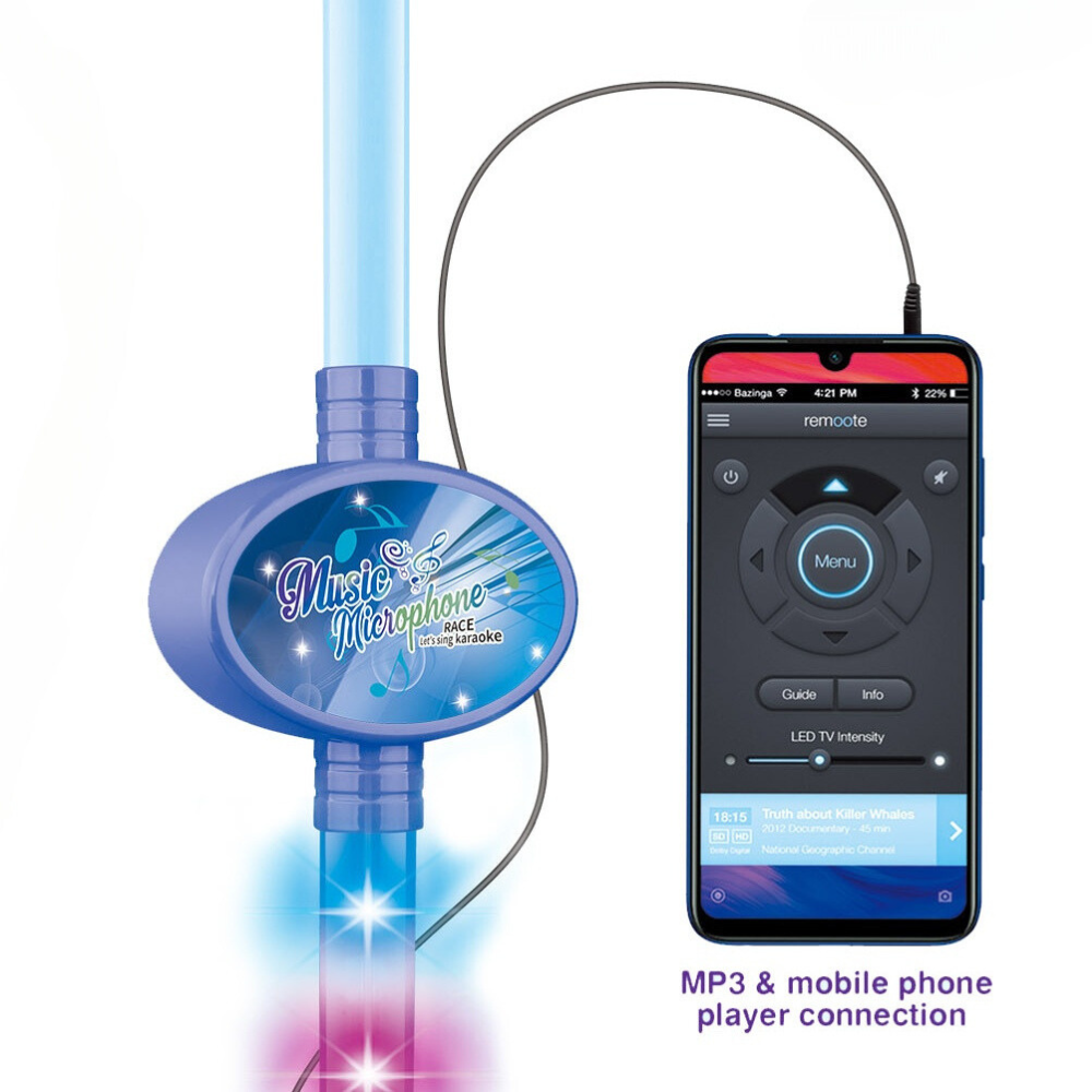 Cogo - Electric Microphone Set for Kids - Includes Cable & Lights