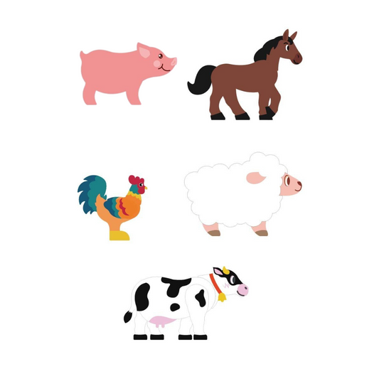 Magnetic Tiles - Farm Animal Set - 30 Pieces