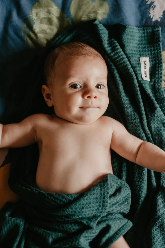 Baby Brave Waffle Knit Swaddle Set - Motherhood