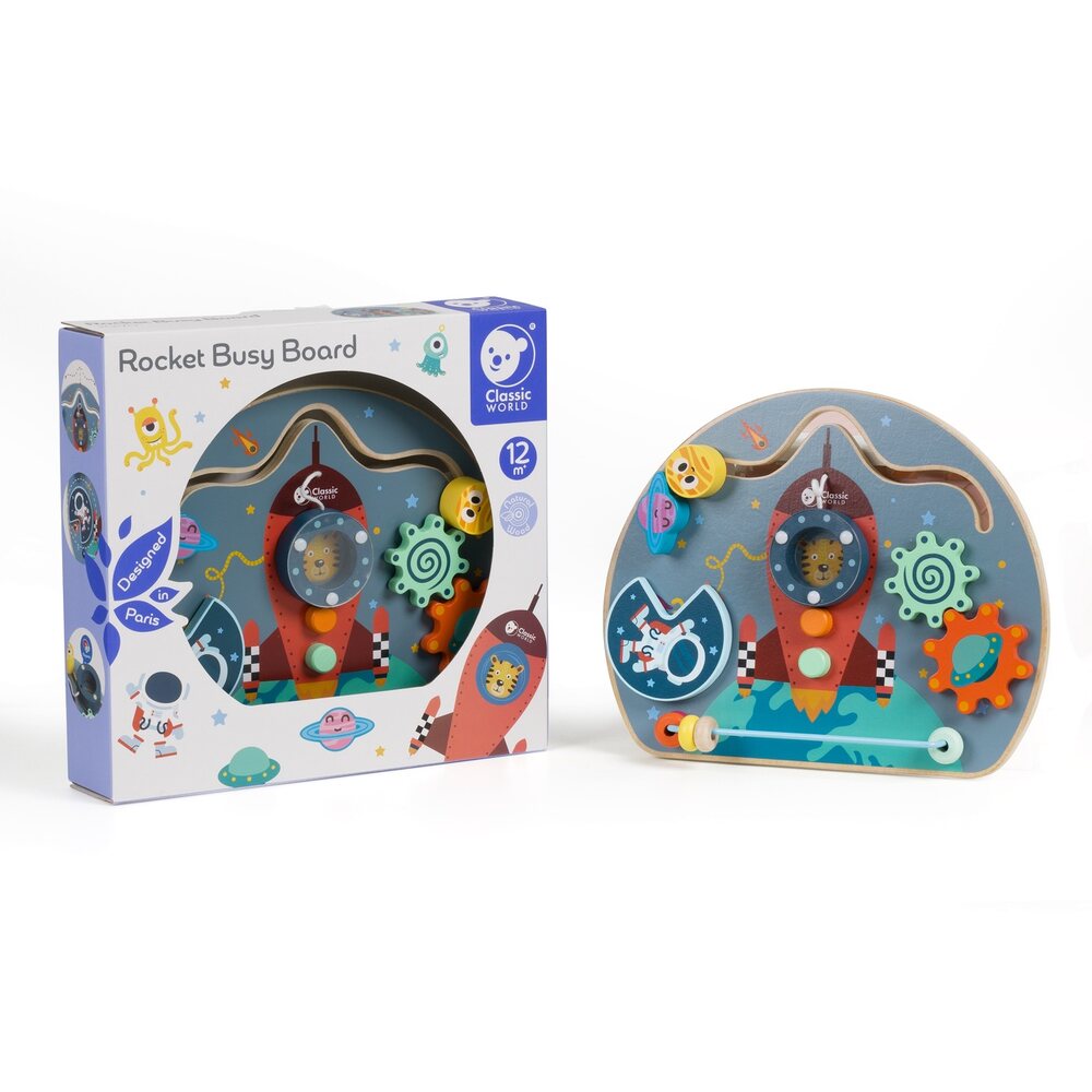 Classic World - Rocket Busy Board Play Set