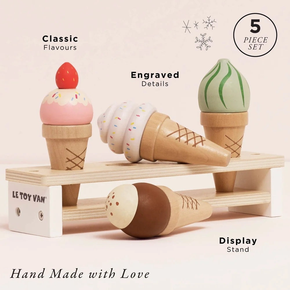 Le Toy Van - Wooden Ice Cream Cones Set