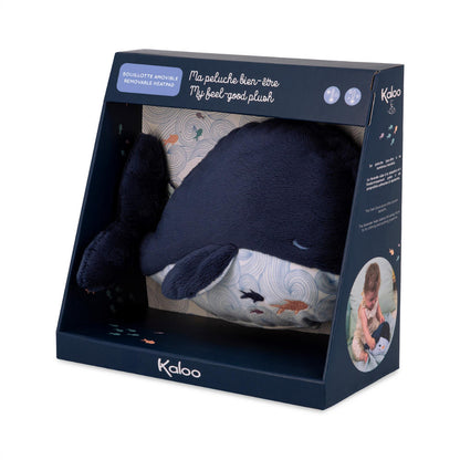 Kaloo - Wellness Soft Toy with Hot & Cold Pack - Whale - 17cm