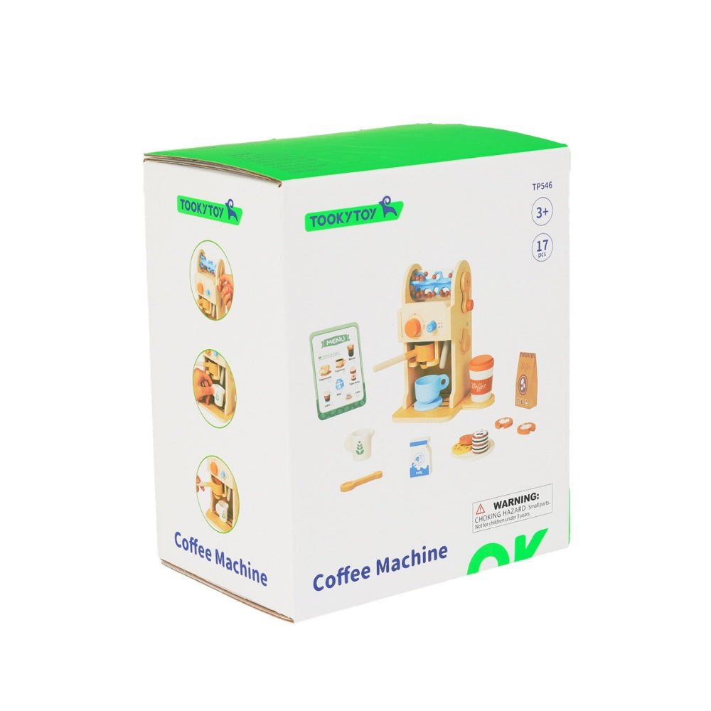 TookyToy - Pretend Play Coffee Machine Toy Set