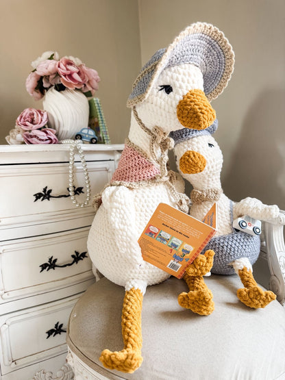 Goose Crochet Plushie Family