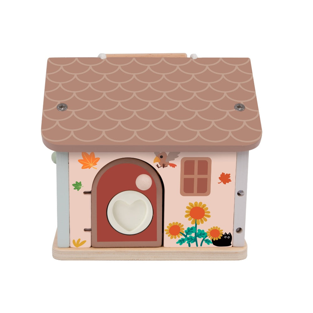Classic World - Play & Learn - Wooden Locking House