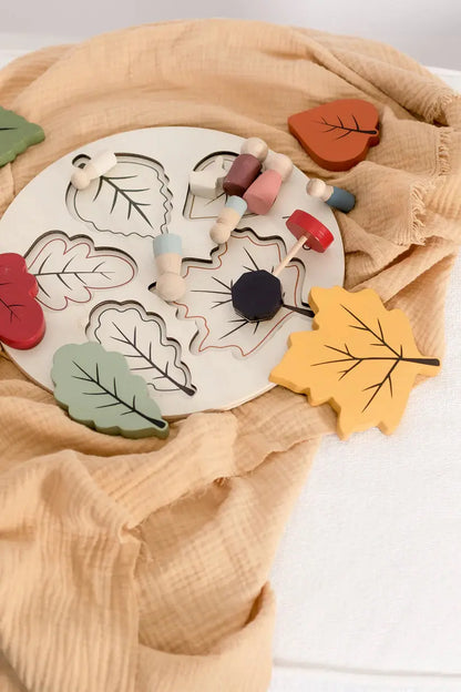 Grow Baby Chunky Puzzle ~ Leaf - Motherhood