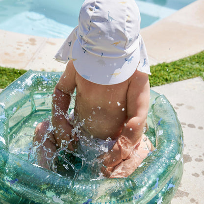 Swim Essentials - Baby Paddle Pool - Blue/Green Dino 60cm