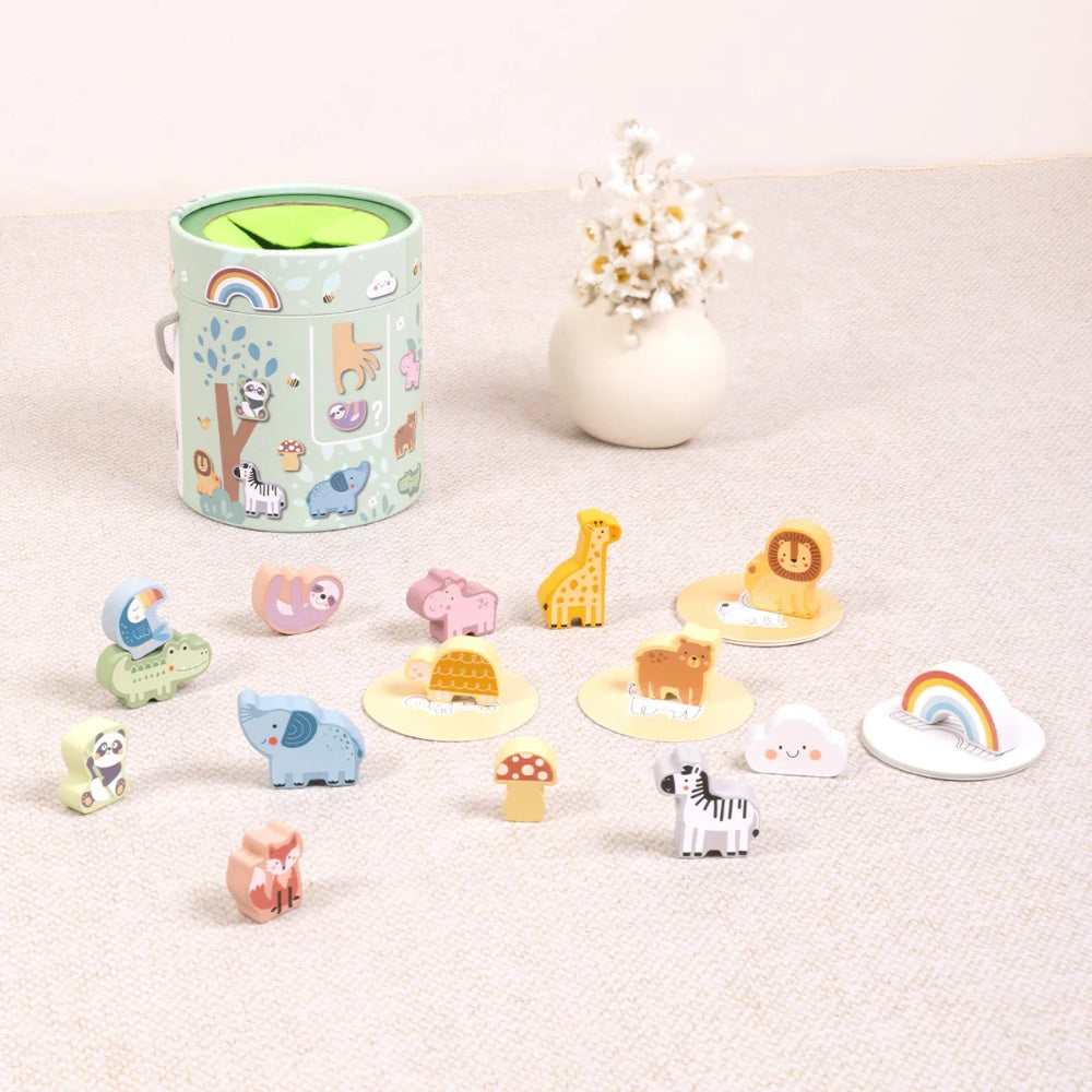 TookyToy - Animal Touch & Match Mystery Bucket - My Forest Friends