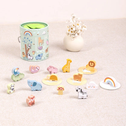 TookyToy - Animal Touch & Match Mystery Bucket - My Forest Friends