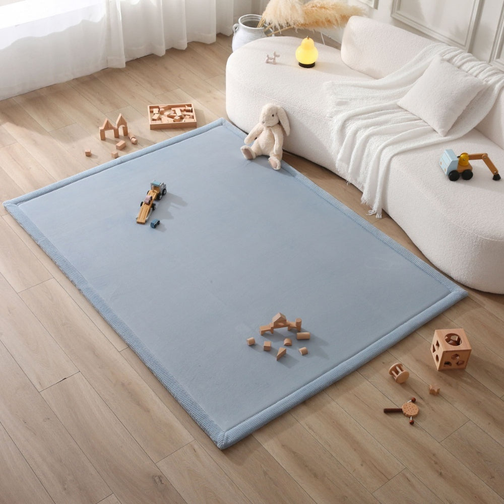Hakuna Matte - CloudSoft Play Mat Carpet - Sky Blue 200 x 150 x 2.5 cm