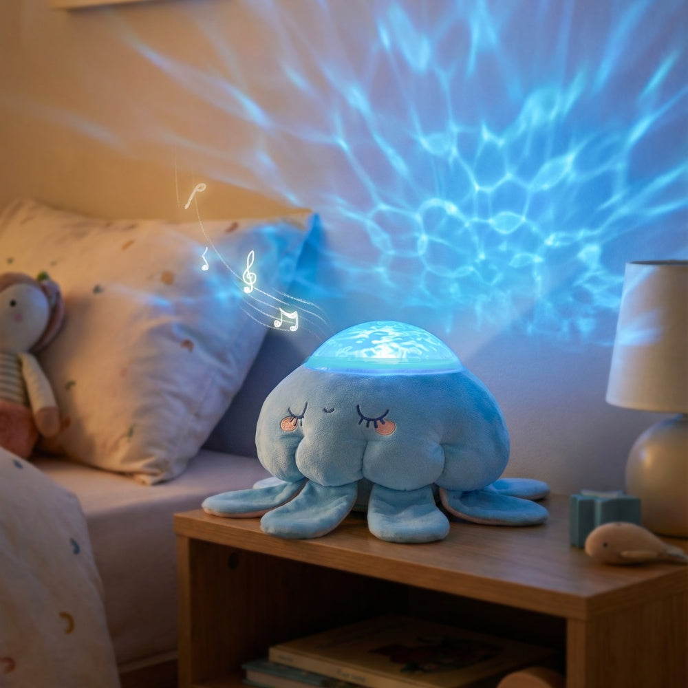 TopBright - Jellyfish Night Light & Projector with Sounds