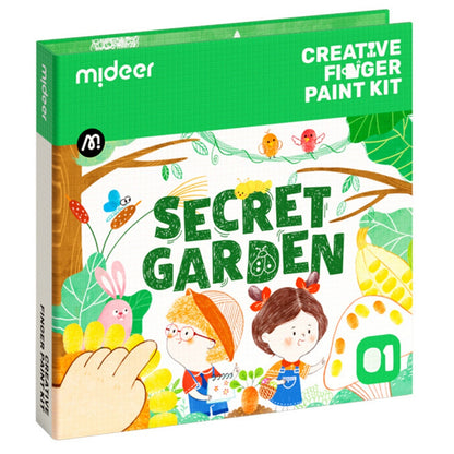 Mideer - Creative Finger Paint Kit - Secret Garden