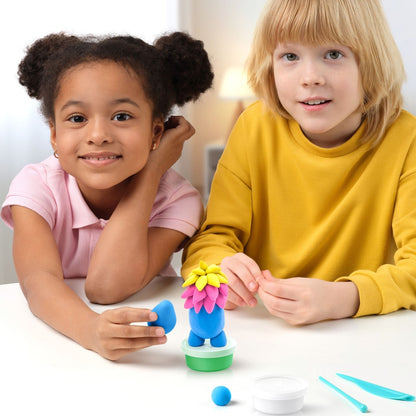Hey Clay - Modelling Air-Dry Clay with Fun Interactive App - Monsters, 15 cans