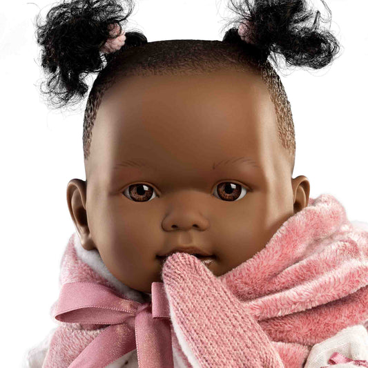 Llorens - Baby Girl Doll with Crying Mechanism, Clothing & Accessories: Nicole - 42cm - Motherhood