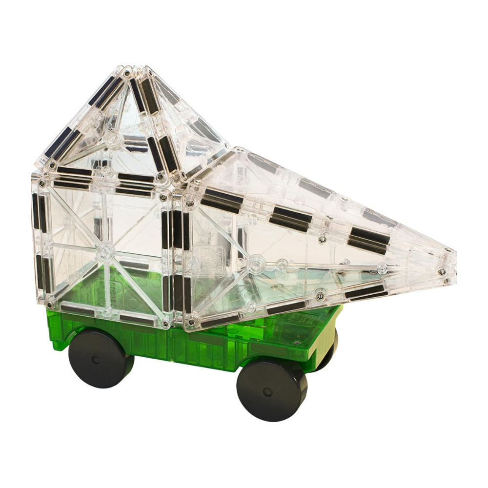 Magna-Tiles - Magnetic Construction Set - Cars Expansion set - 2pcs