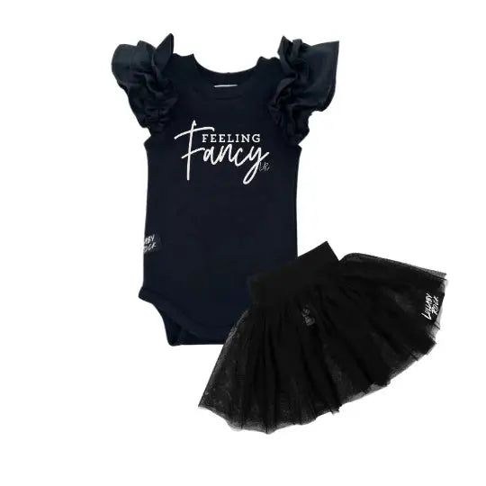 Lullaby Rock Feeling Fancy Set - Tutu Tights & Top / Bodyvest - Motherhood