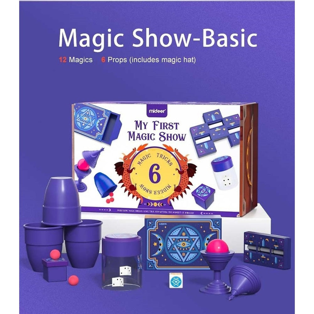 Mideer - My First Magic Show Kit - 6-in-1 Magic Trick Set for Kids