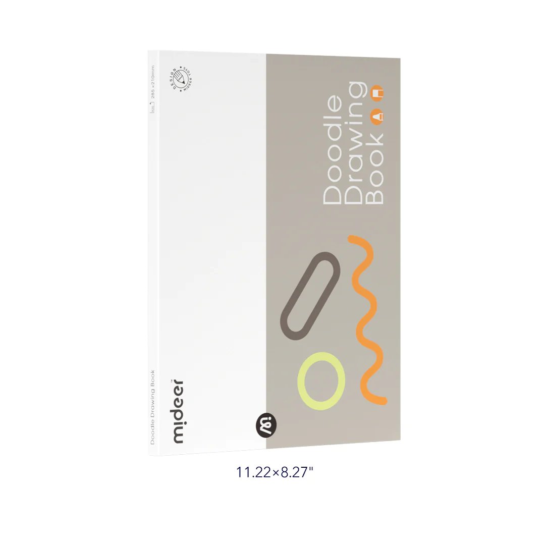 Mideer - Drawing Doodle Book Fine Grain Paper